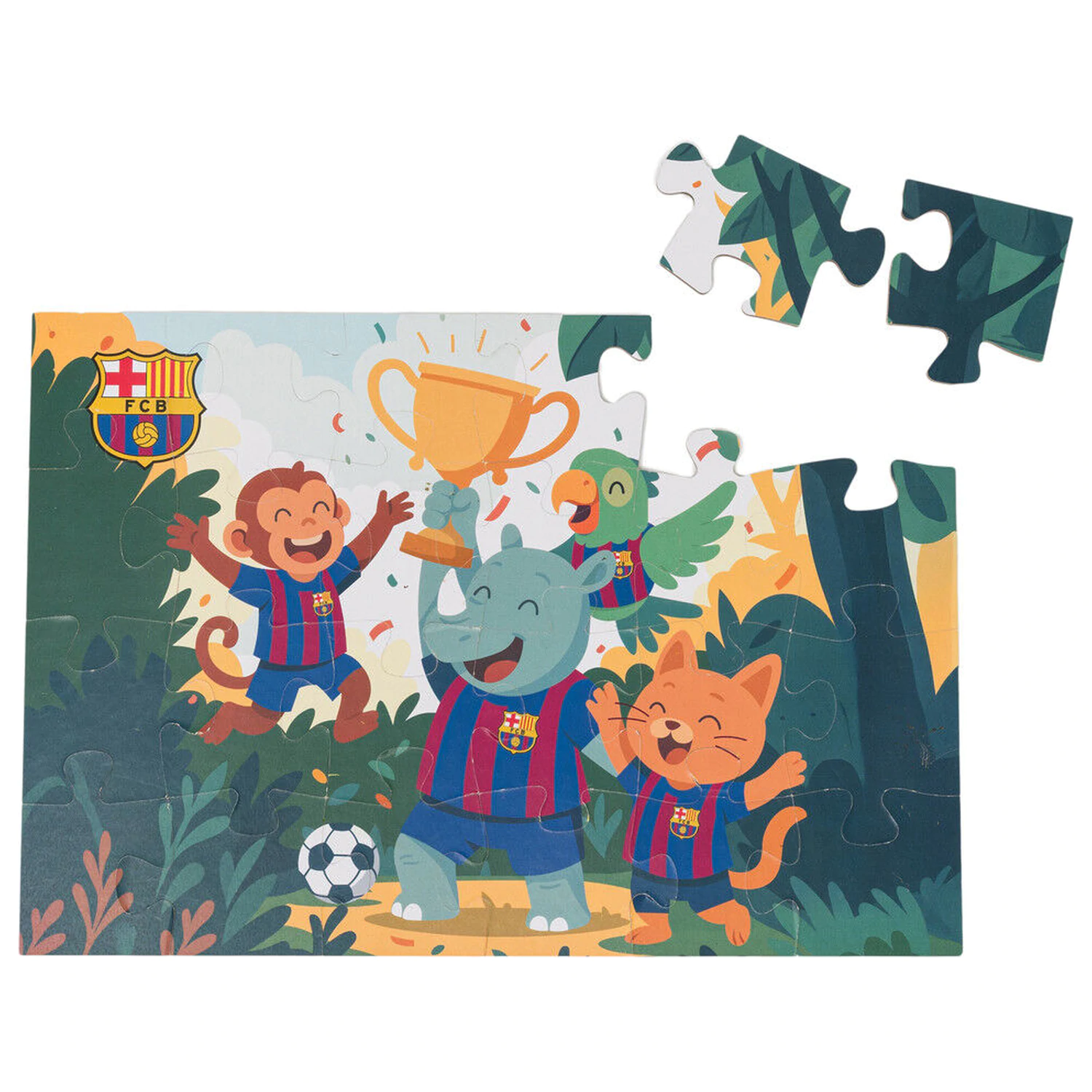 F.C. Barcelona puzzle 24 kusov produktová fotografia