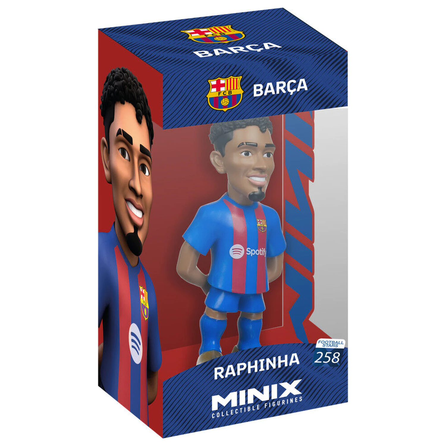 F.C. Barcelona Raphinha figúrka minix 12cm produktová fotografia