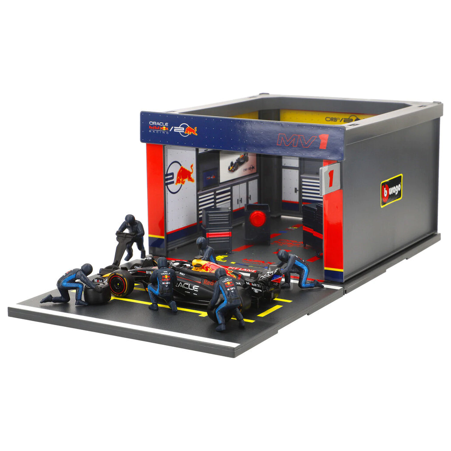 F1 Red Bull 2023 krabicové dioráma produktová fotografia