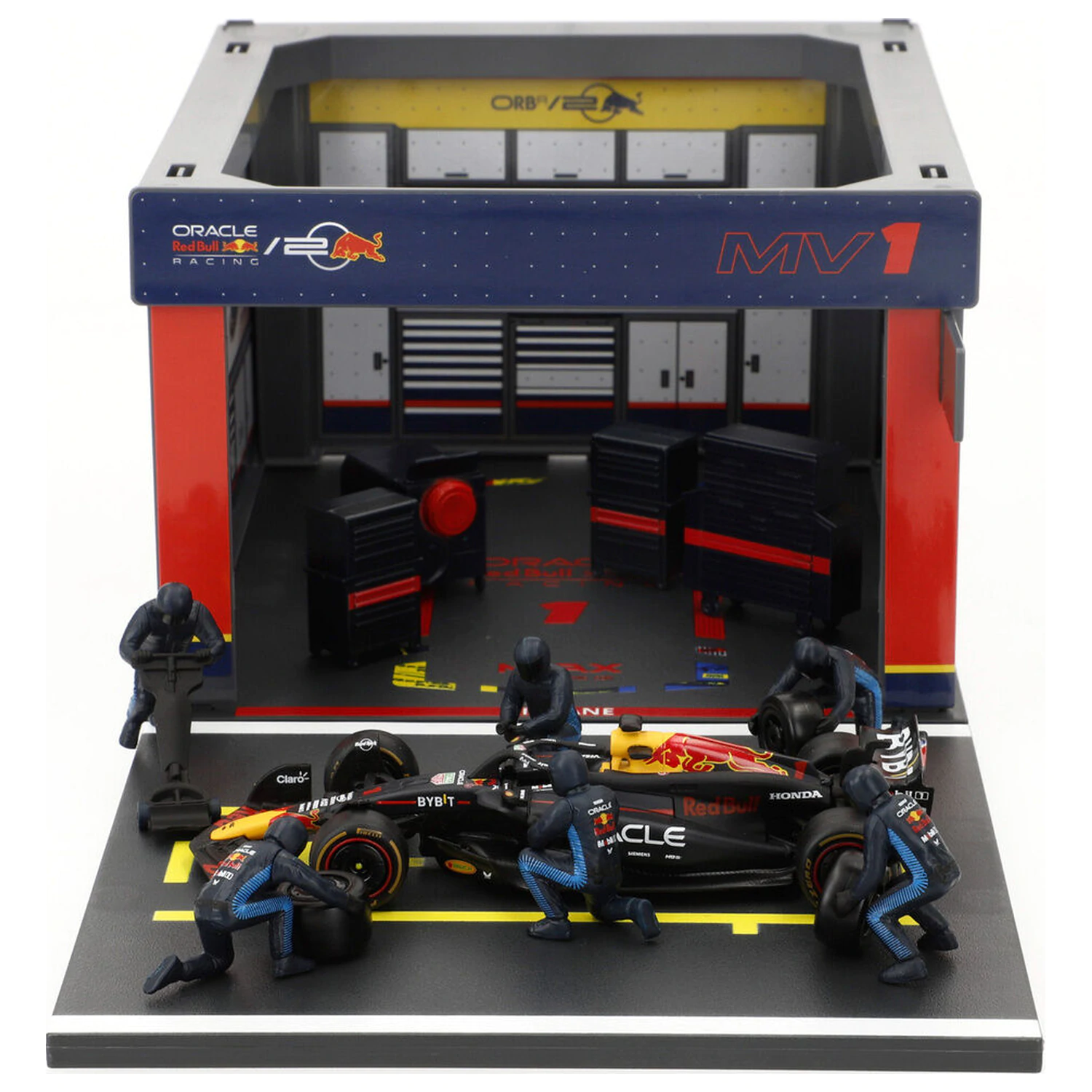 F1 Red Bull 2023 krabicové dioráma produktová fotografia