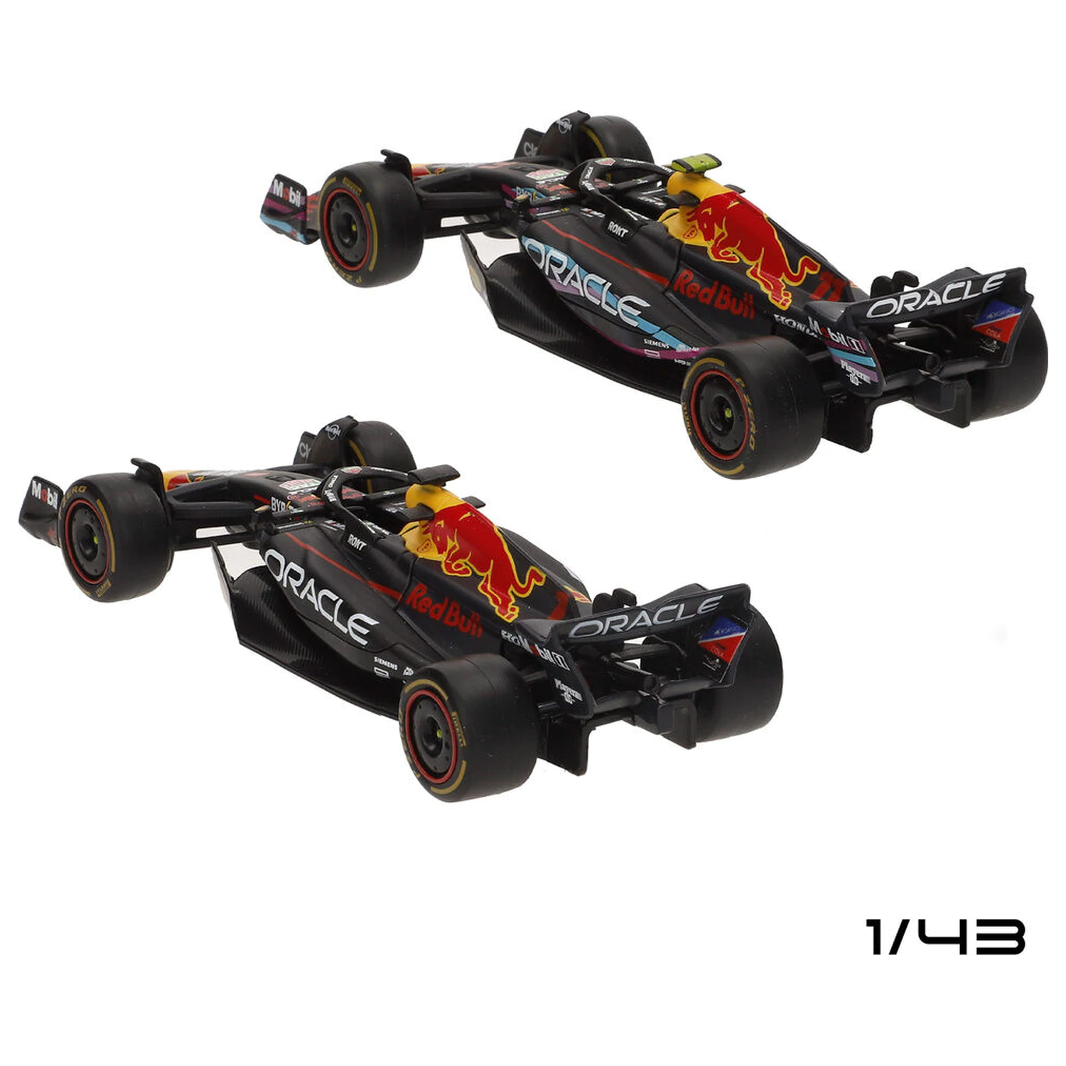 F1 Red Bull kovové balenie 4 áut produktová fotografia