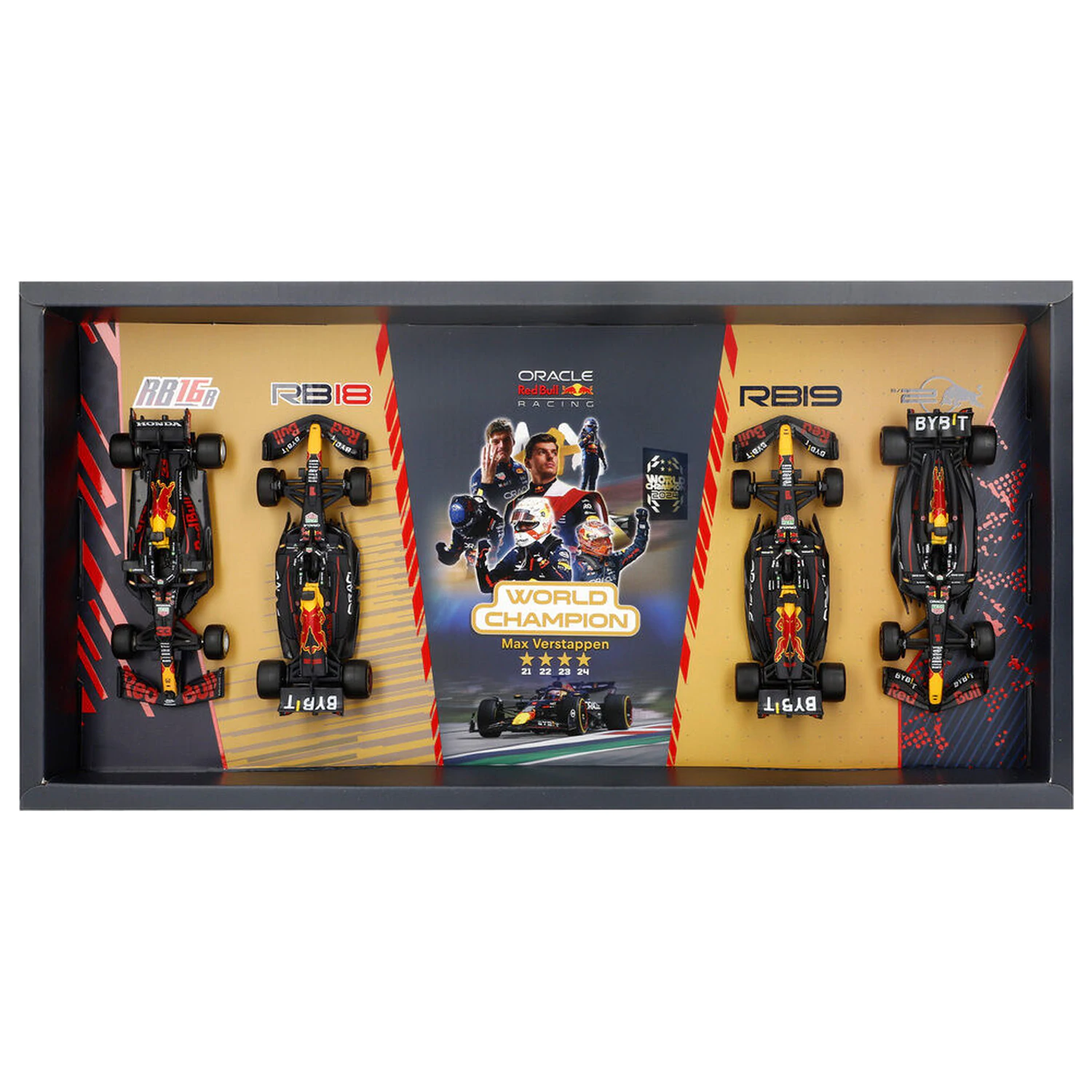 F1 Red Bull Championships kovový balík 4 autá produktová fotografia
