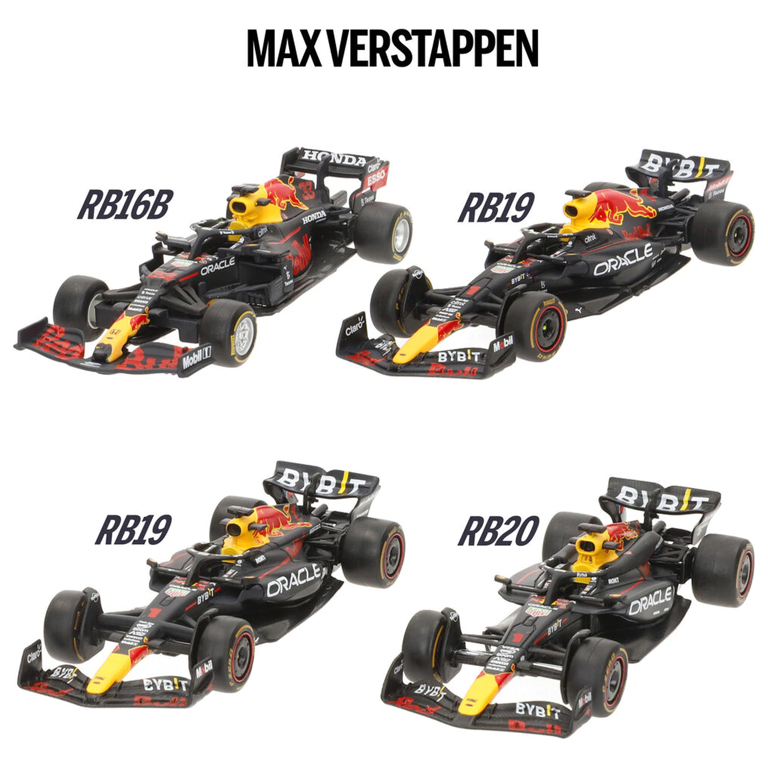 F1 Red Bull Championships kovový balík 4 autá produktová fotografia