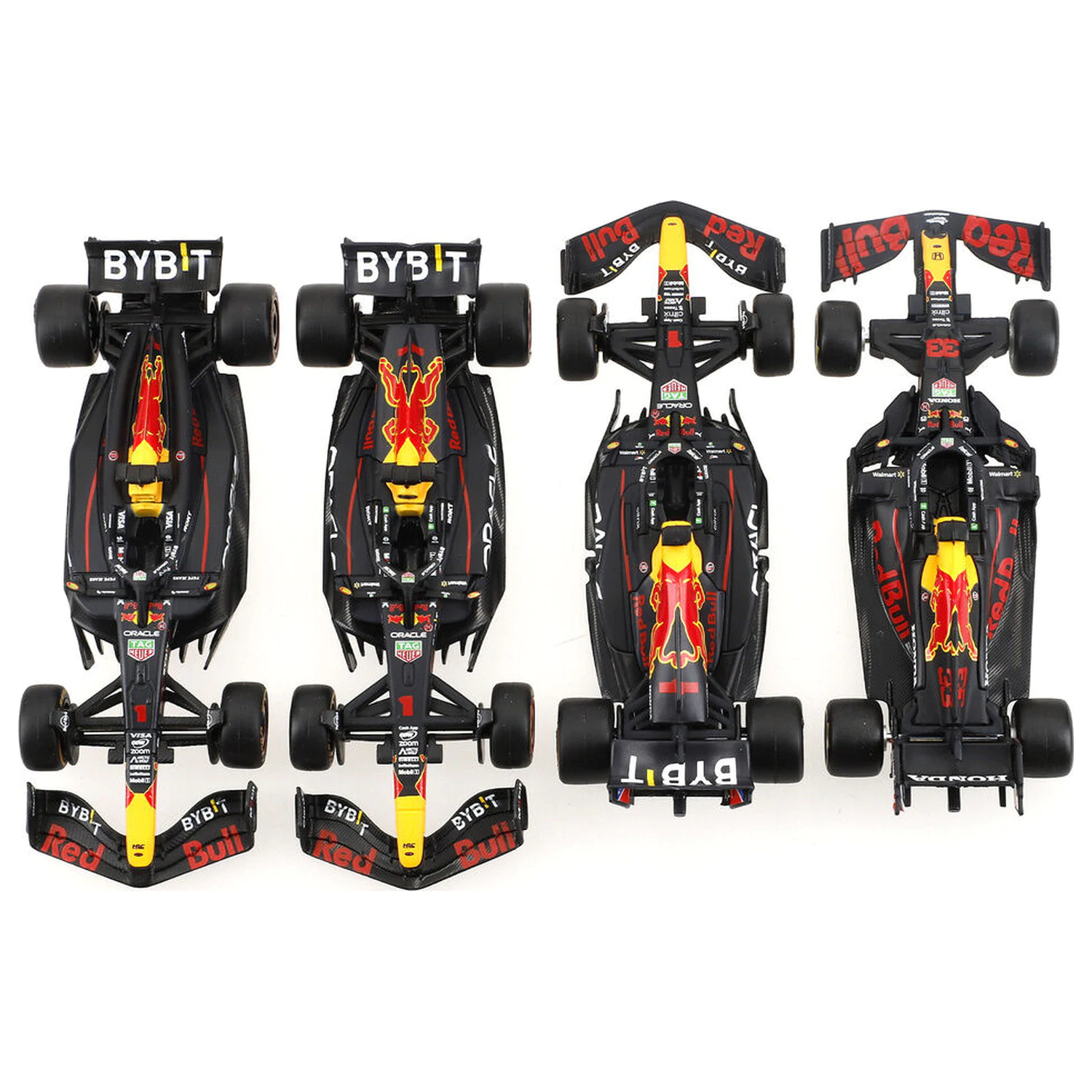 F1 Red Bull Championships kovový balík 4 autá produktová fotografia