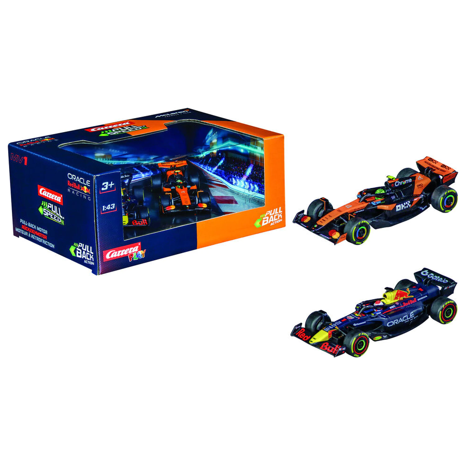 F1 Twinpack balenie 2 autíčok na spätný chod produktová fotografia