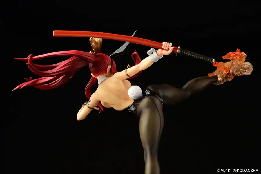 Fairy Tail Socha 1/6 Erza Scarlet High Kick Black Bunny Ver. 37 cm produktová fotografia