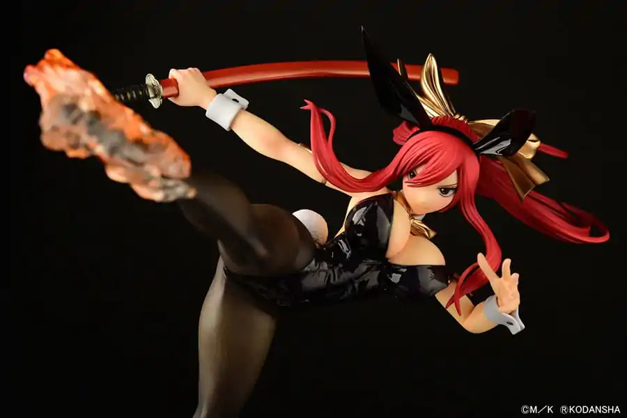 Fairy Tail Socha 1/6 Erza Scarlet High Kick Black Bunny Ver. 37 cm produktová fotografia