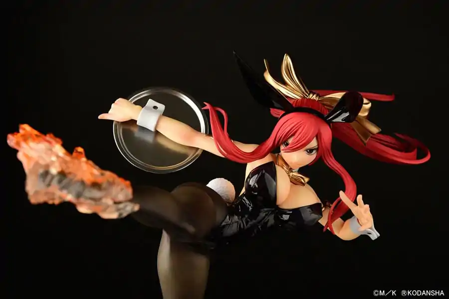 Fairy Tail Socha 1/6 Erza Scarlet High Kick Black Bunny Ver. 37 cm produktová fotografia