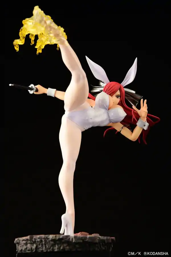 Fairy Tail Socha 1/6 Erza Scarlet High Kick White Bunny Ver. 37 cm produktová fotografia