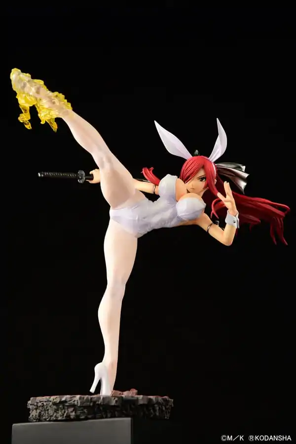 Fairy Tail Socha 1/6 Erza Scarlet High Kick White Bunny Ver. 37 cm produktová fotografia