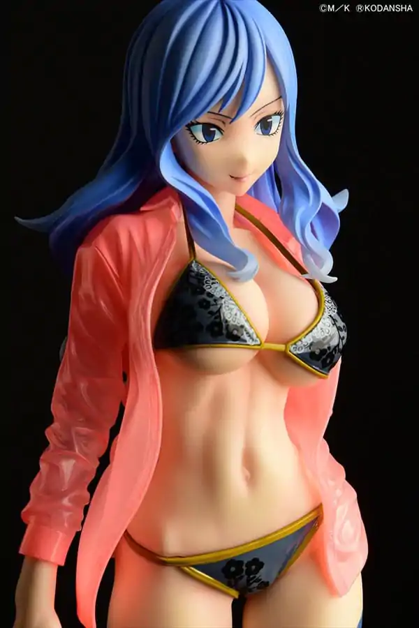 Fairy Tail soška 1/6 Jubia Lokser Gravure_Stylesee-through wet shirt Black Bikini!! 25 cm termékfotó