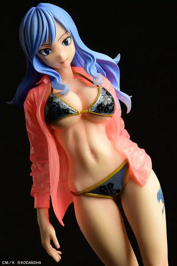 Fairy Tail soška 1/6 Jubia Lokser Gravure_Stylesee-through wet shirt Black Bikini!! 25 cm termékfotó