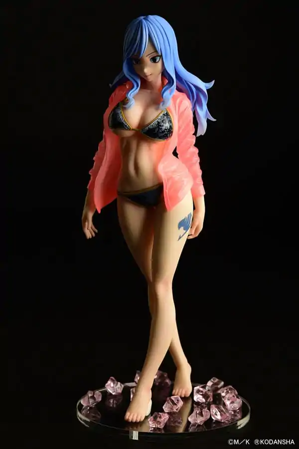 Fairy Tail soška 1/6 Jubia Lokser Gravure_Stylesee-through wet shirt Black Bikini!! 25 cm termékfotó