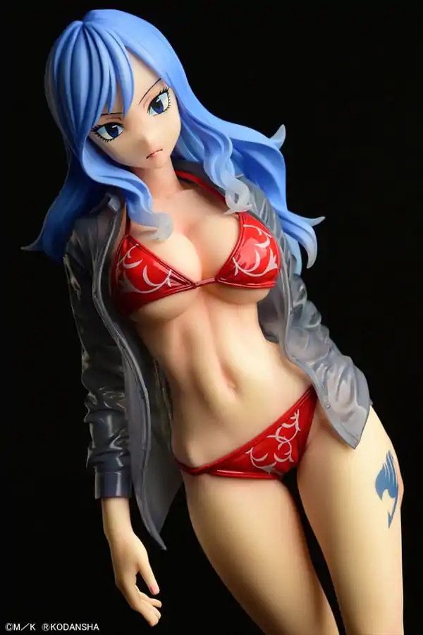 Fairy Tail Socha 1/6 Jubia Lokser Gravure_Stylesee-through wet shirt Červené bikiny!! 25 cm termékfotó