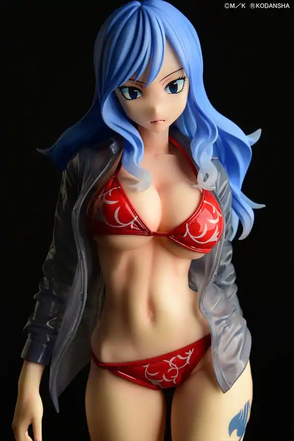 Fairy Tail Socha 1/6 Jubia Lokser Gravure_Stylesee-through wet shirt Červené bikiny!! 25 cm termékfotó