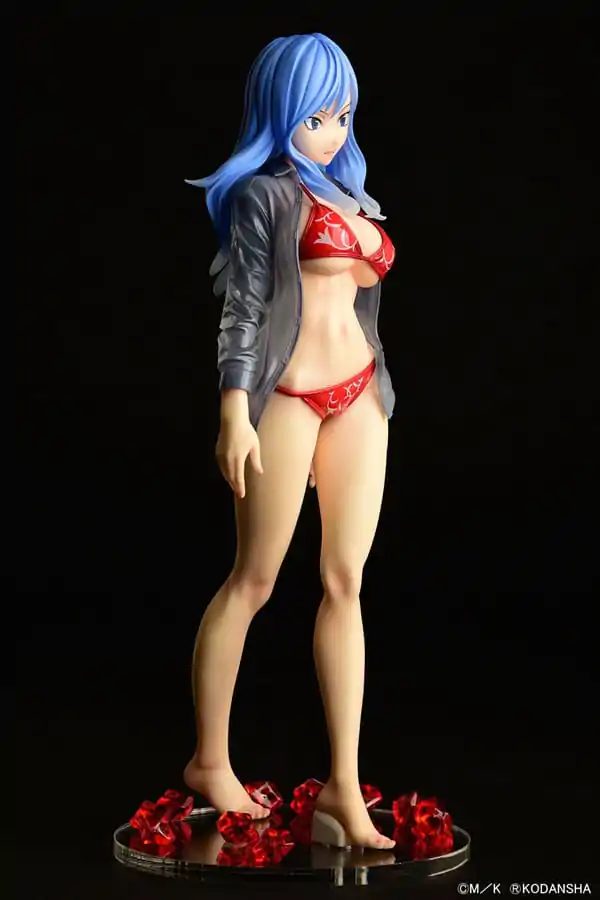 Fairy Tail Socha 1/6 Jubia Lokser Gravure_Stylesee-through wet shirt Červené bikiny!! 25 cm termékfotó