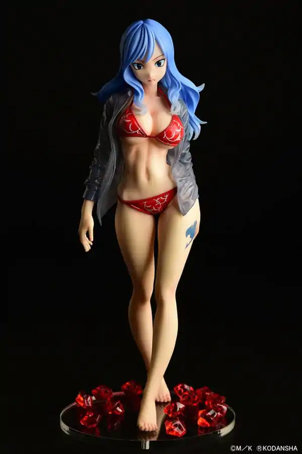 Fairy Tail Socha 1/6 Jubia Lokser Gravure_Stylesee-through wet shirt Červené bikiny!! 25 cm termékfotó