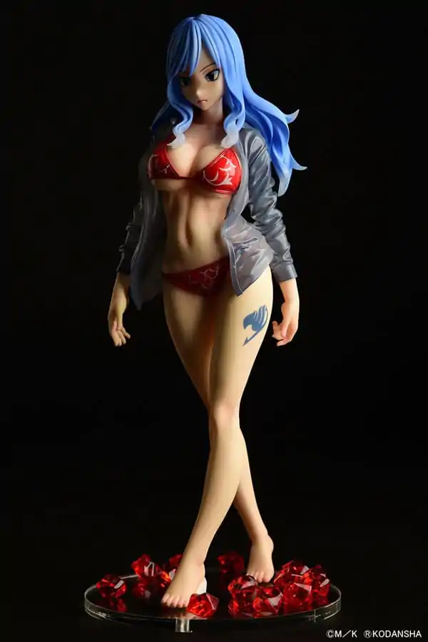 Fairy Tail Socha 1/6 Jubia Lokser Gravure_Stylesee-through wet shirt Červené bikiny!! 25 cm termékfotó