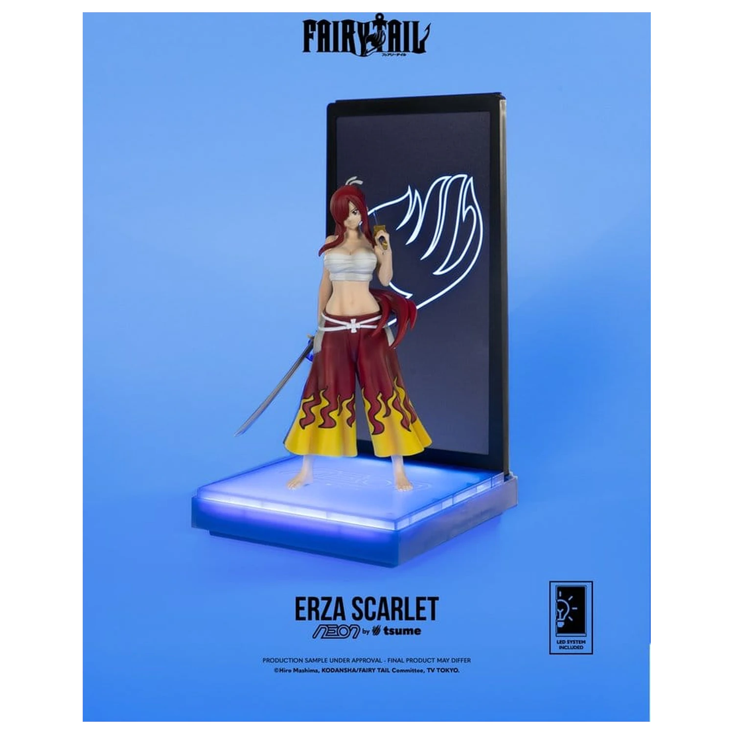 Fairy Tail Neon Figúrka 1/9 Erza Scarlet 25 cm produktová fotografia