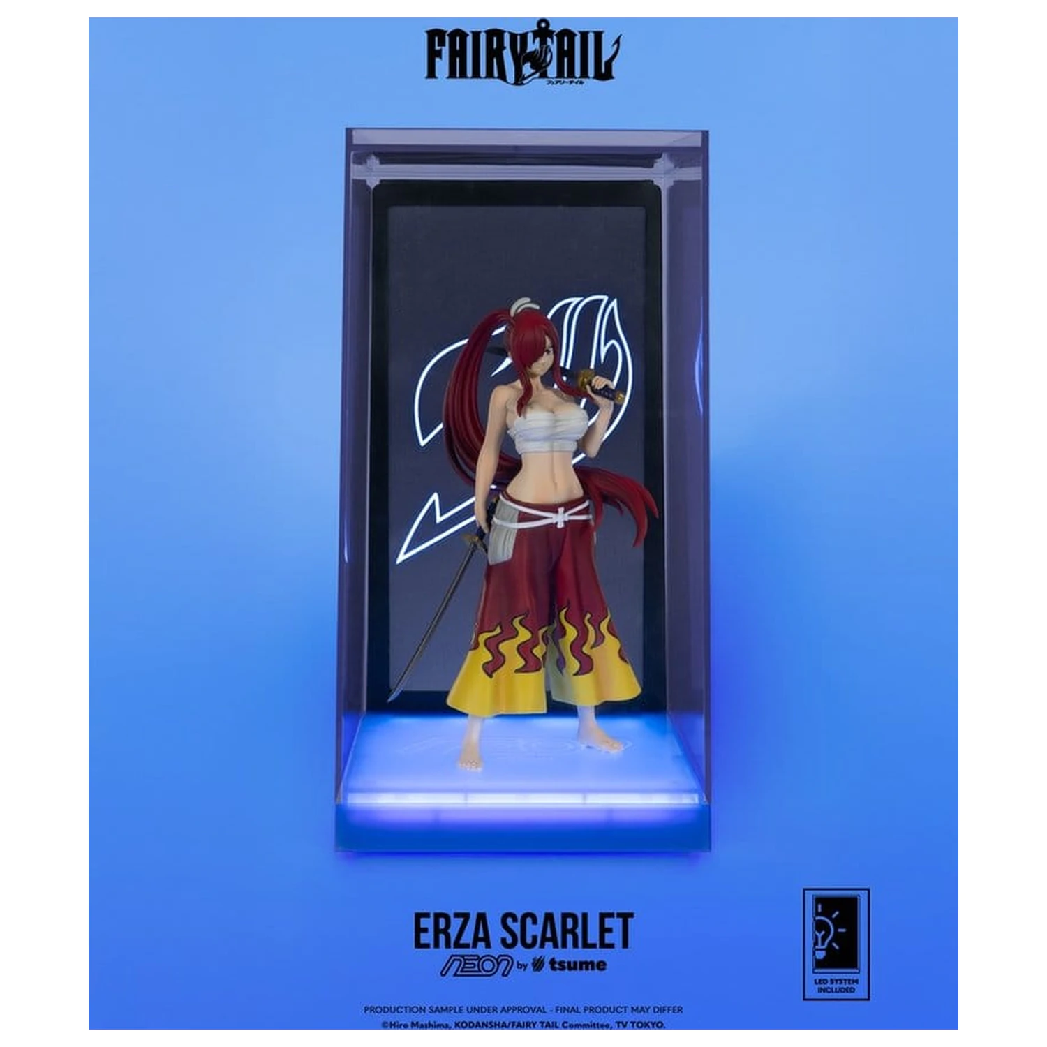 Fairy Tail Neon Figúrka 1/9 Erza Scarlet 25 cm produktová fotografia