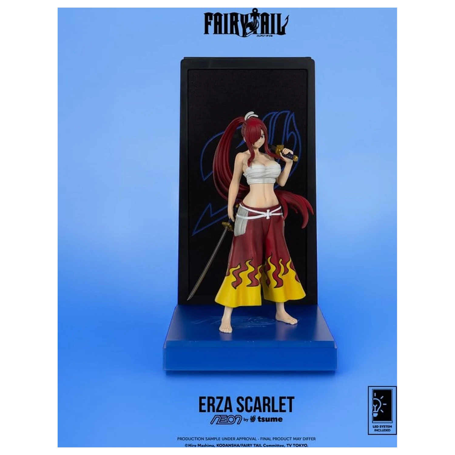 Fairy Tail Neon Figúrka 1/9 Erza Scarlet 25 cm produktová fotografia