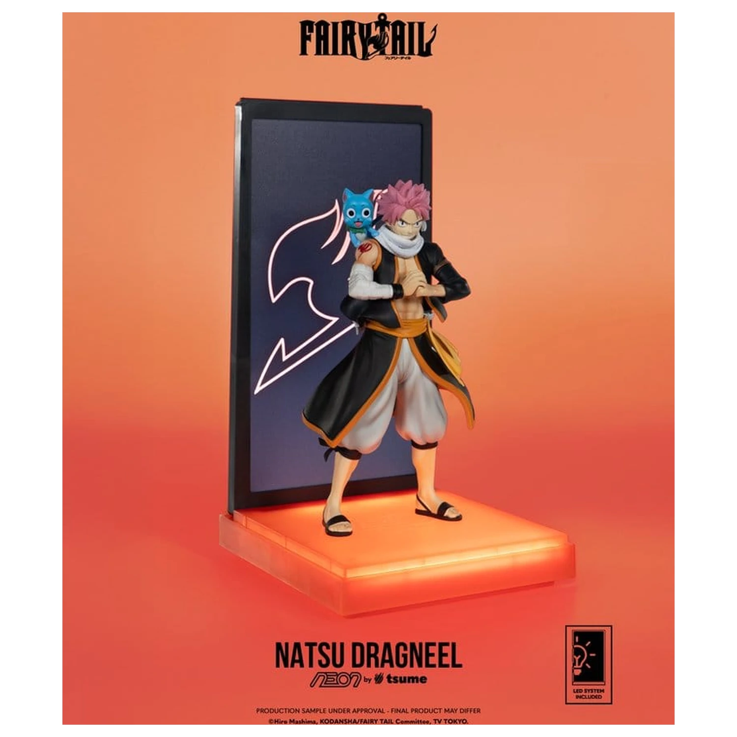 Fairy Tail Neónová figúrka 1/9 Natsu Dragneel 25 cm produktová fotografia