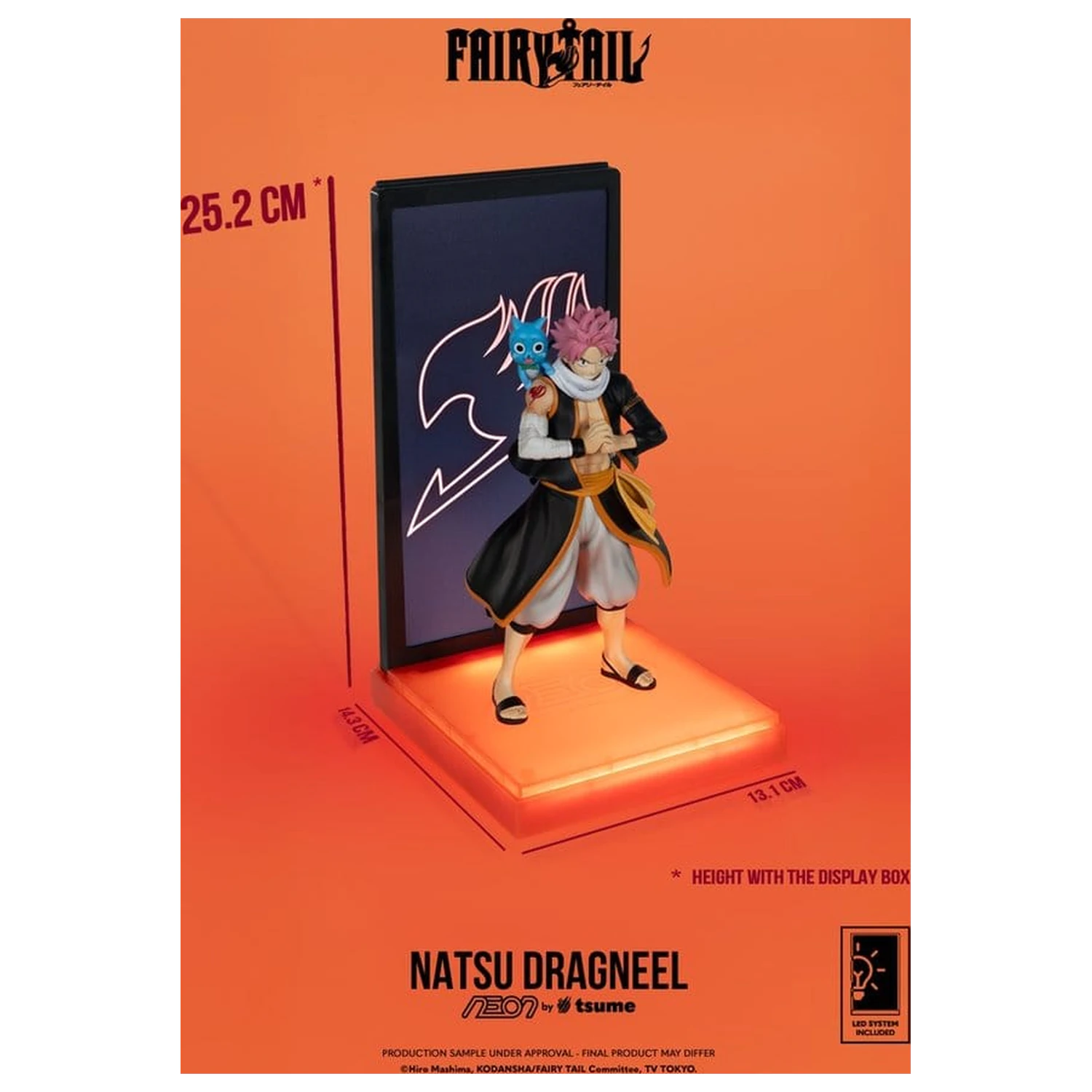Fairy Tail Neónová figúrka 1/9 Natsu Dragneel 25 cm produktová fotografia