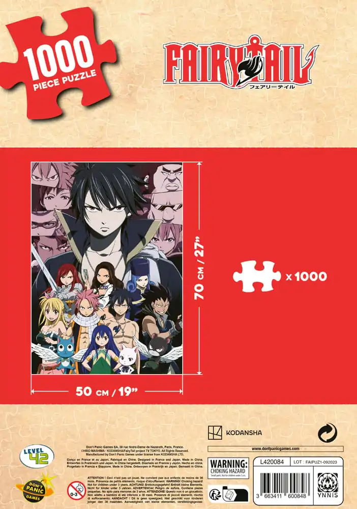 Fairy Tail Puzzle The Guild (1000 kusov) termékfotó