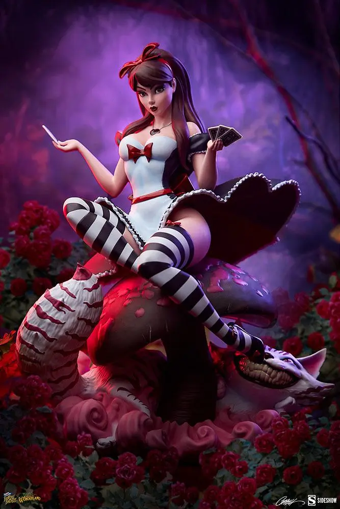 Fairytale Fantasies Collection Socha Alice in Wonderland Game of Hearts Edition 34 cm produktová fotografia