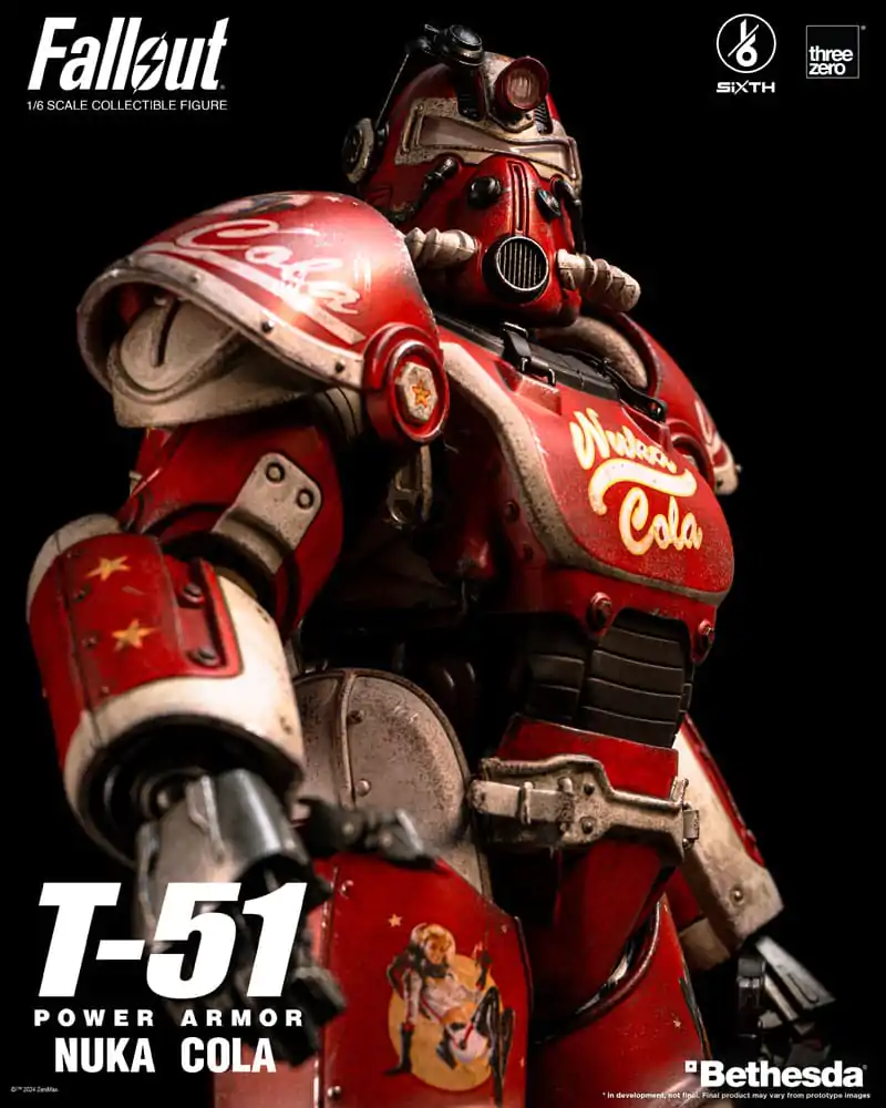 Akčná figúrka 1/6 T-51 Nuka Cola Power Armor 37 cm produktová fotografia