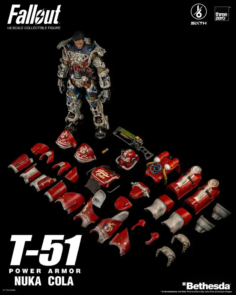 Akčná figúrka 1/6 T-51 Nuka Cola Power Armor 37 cm produktová fotografia