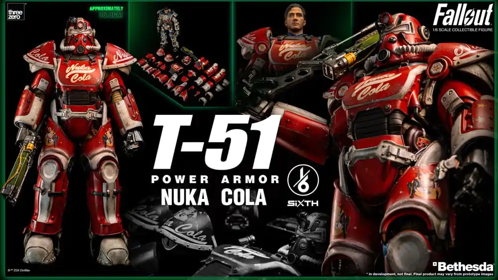 Akčná figúrka 1/6 T-51 Nuka Cola Power Armor 37 cm produktová fotografia