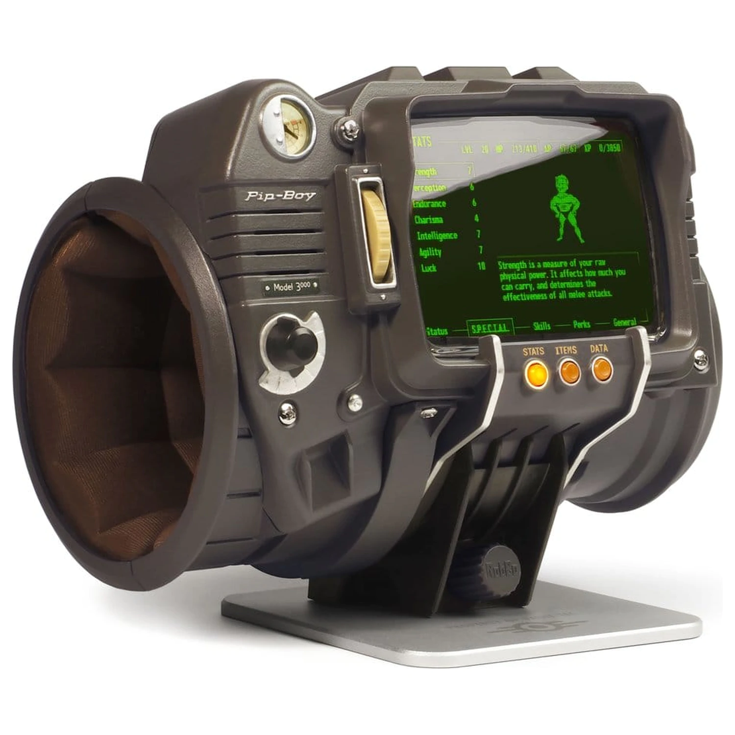 Fallout 3 / Fallout: New Vegas Replika Pip-Boy 3000 produktová fotografia