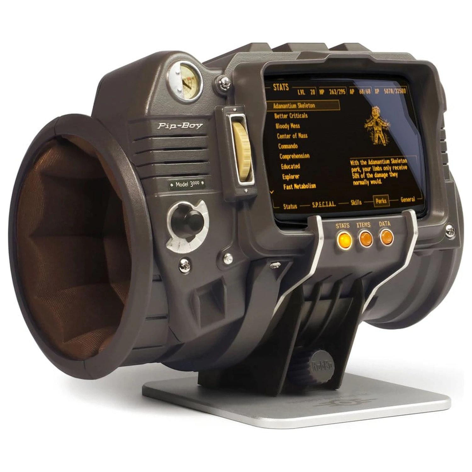 Fallout 3 / Fallout: New Vegas Replika Pip-Boy 3000 produktová fotografia