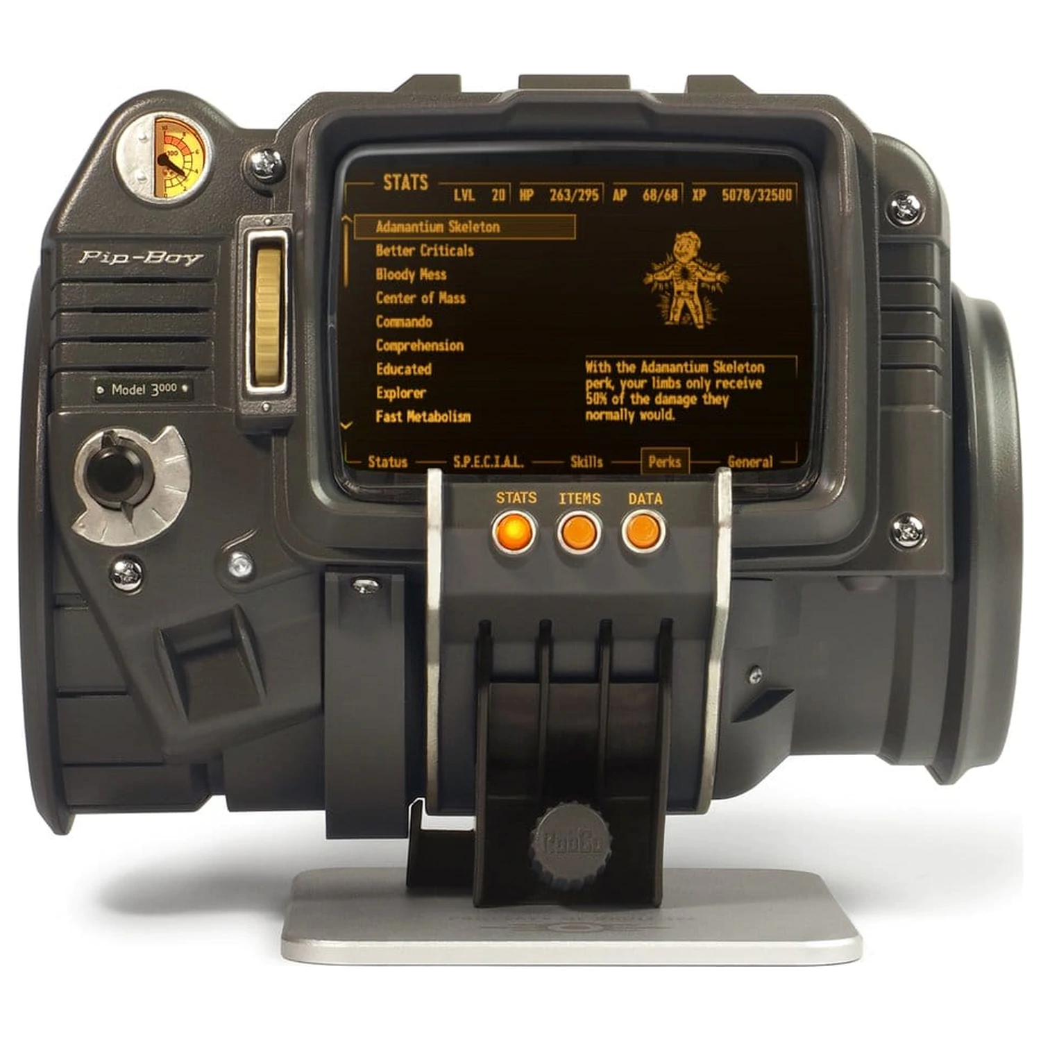 Fallout 3 / Fallout: New Vegas Replika Pip-Boy 3000 produktová fotografia