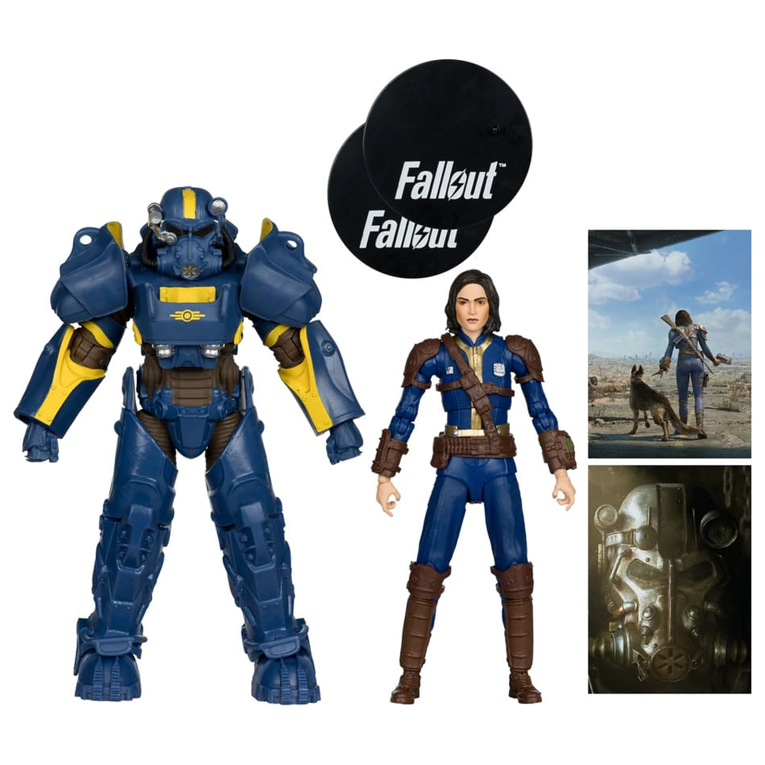 Fallout 4 socha 2-balenie T-60 Vault Tec a Sole Survivor 18 cm produktová fotografia