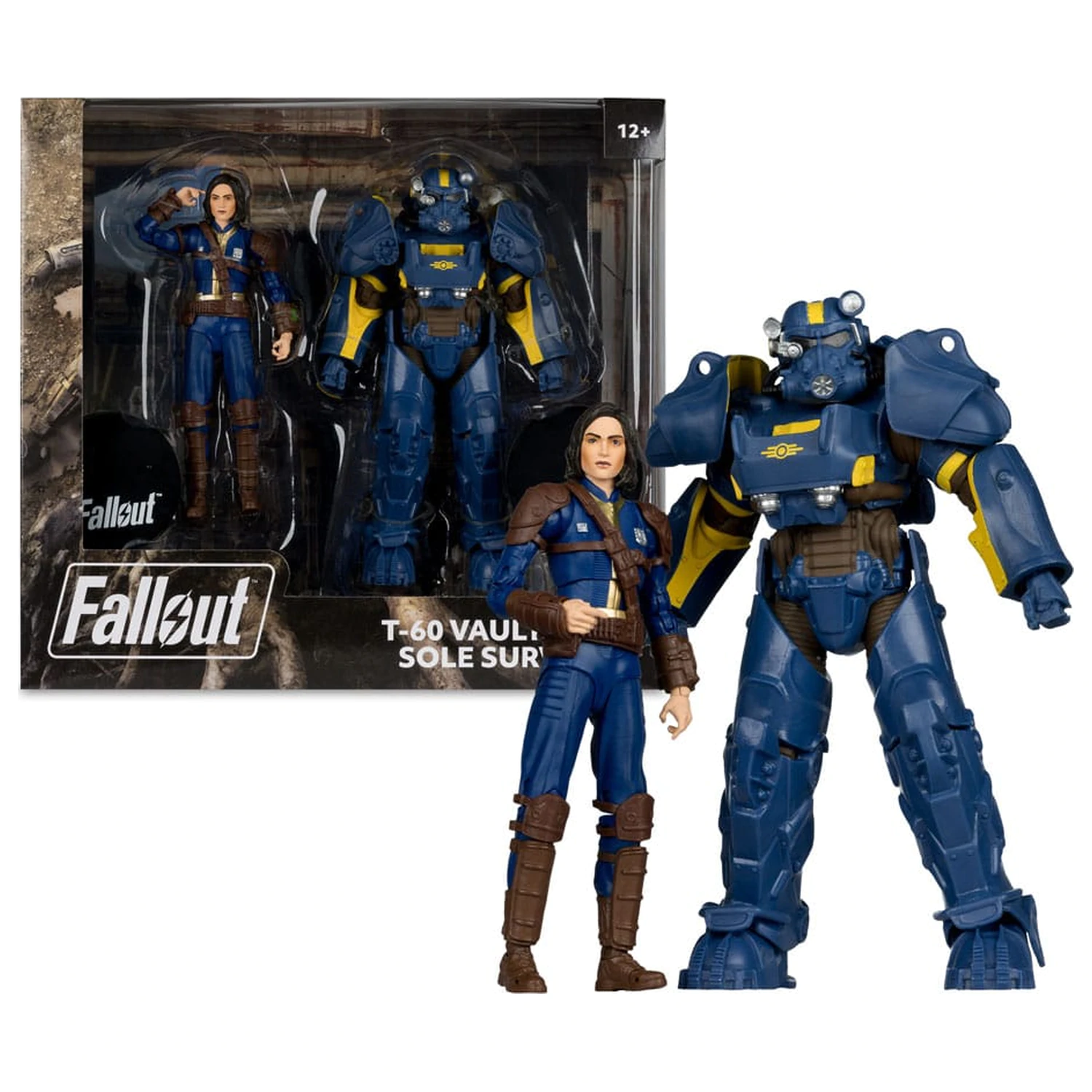 Fallout 4 socha 2-balenie T-60 Vault Tec a Sole Survivor 18 cm produktová fotografia