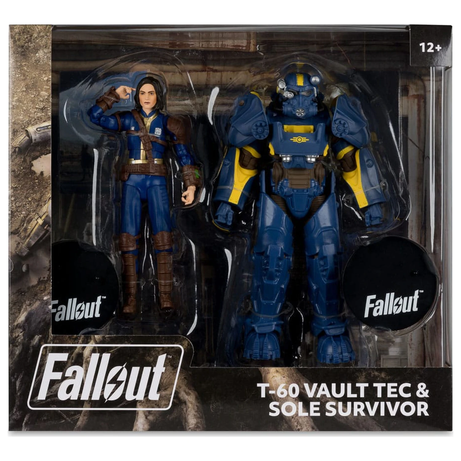 Fallout 4 socha 2-balenie T-60 Vault Tec a Sole Survivor 18 cm produktová fotografia