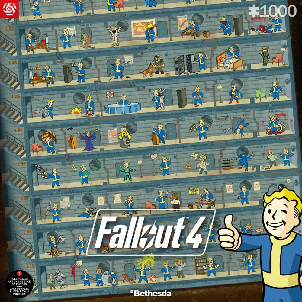 Fallout 4 Puzzle Perk Poster (1000 dielikov) produktová fotografia