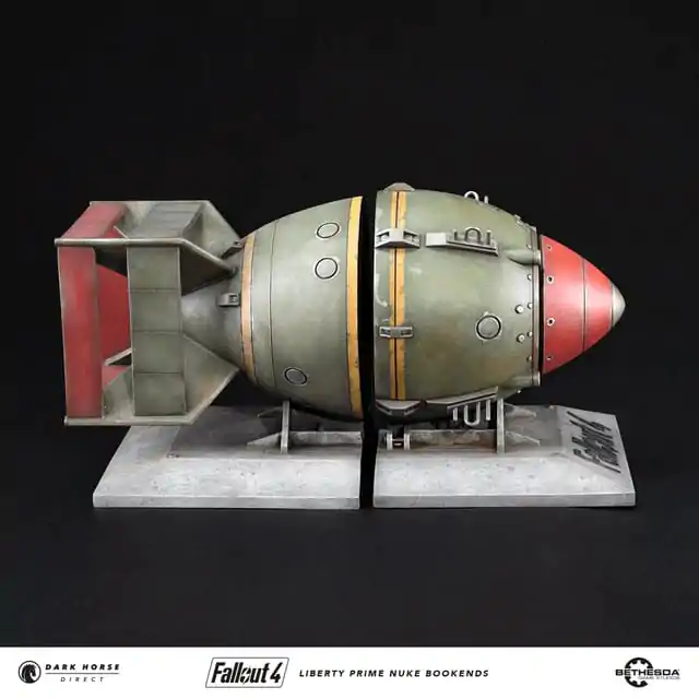 Fallout 4 PVC Socha Liberty Prime Nuke Bomb Podpery na knihy 17 cm produktová fotografia