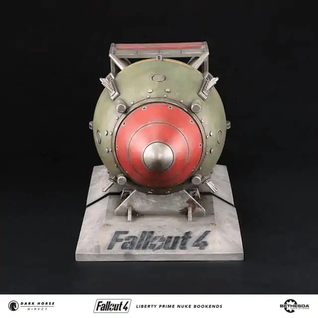 Fallout 4 PVC Socha Liberty Prime Nuke Bomb Podpery na knihy 17 cm produktová fotografia