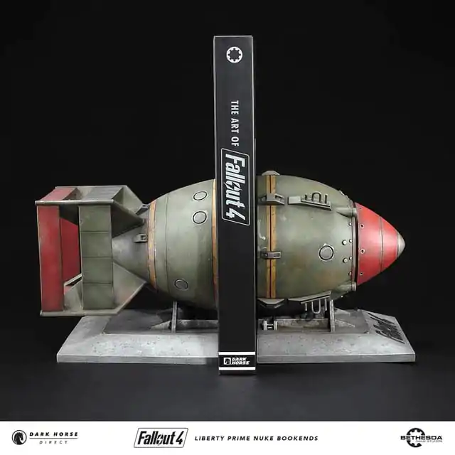 Fallout 4 PVC Socha Liberty Prime Nuke Bomb Podpery na knihy 17 cm produktová fotografia