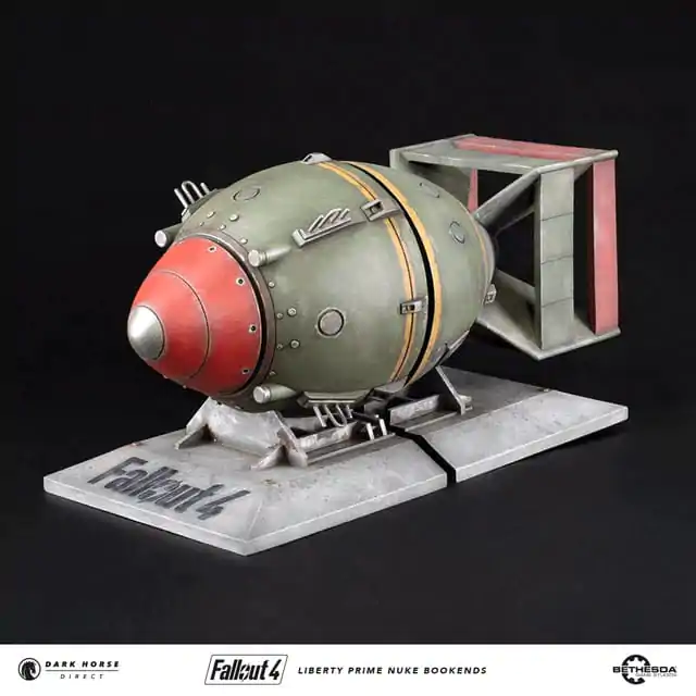 Fallout 4 PVC Socha Liberty Prime Nuke Bomb Podpery na knihy 17 cm produktová fotografia