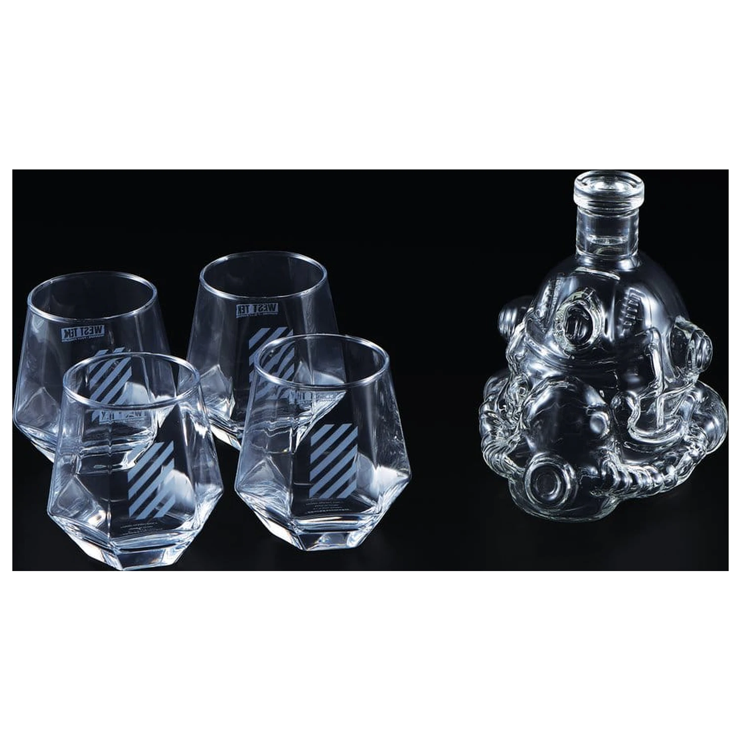 Fallout Decanter 5 kusová súprava T-51 produktová fotografia