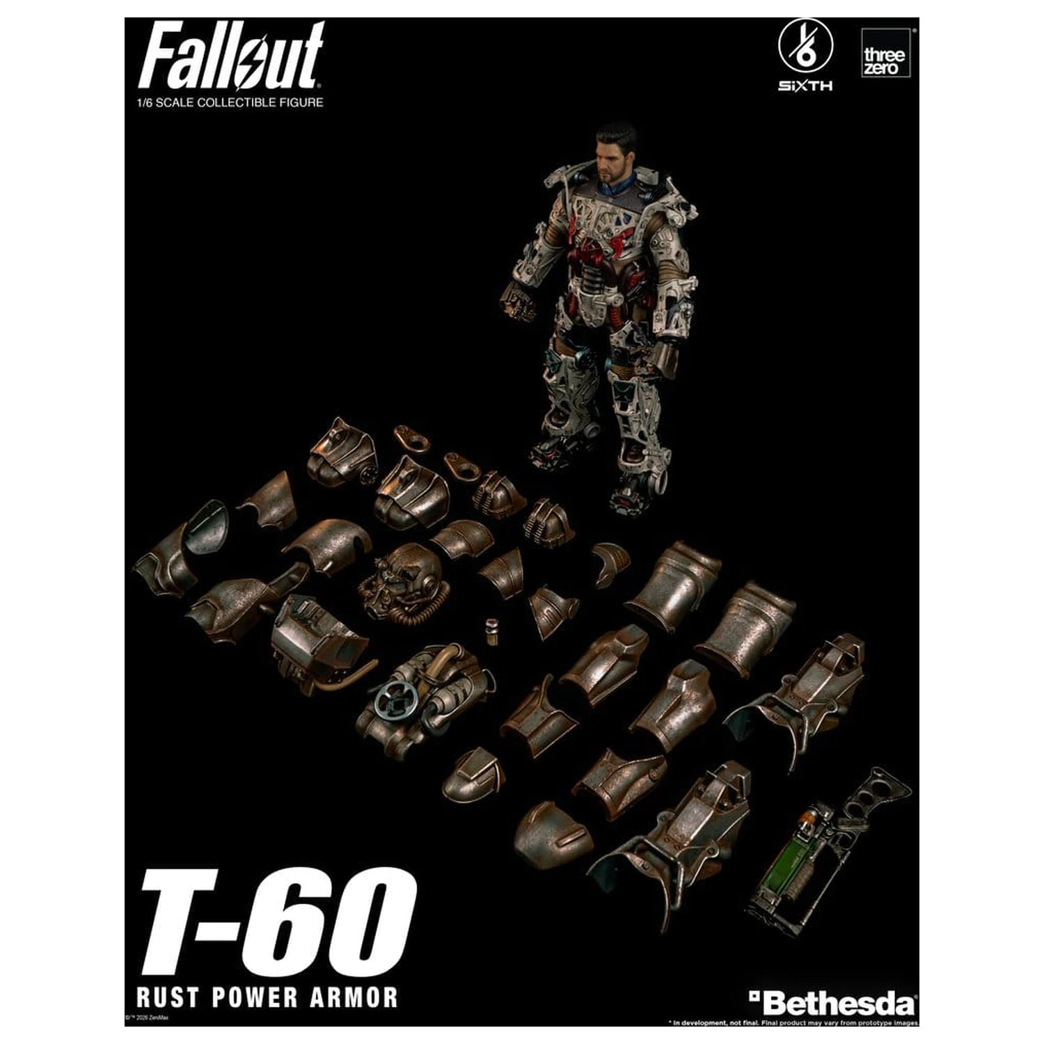 Fallout Akčná figúrka 1/6 T-60 Rust Power Armor produktová fotografia