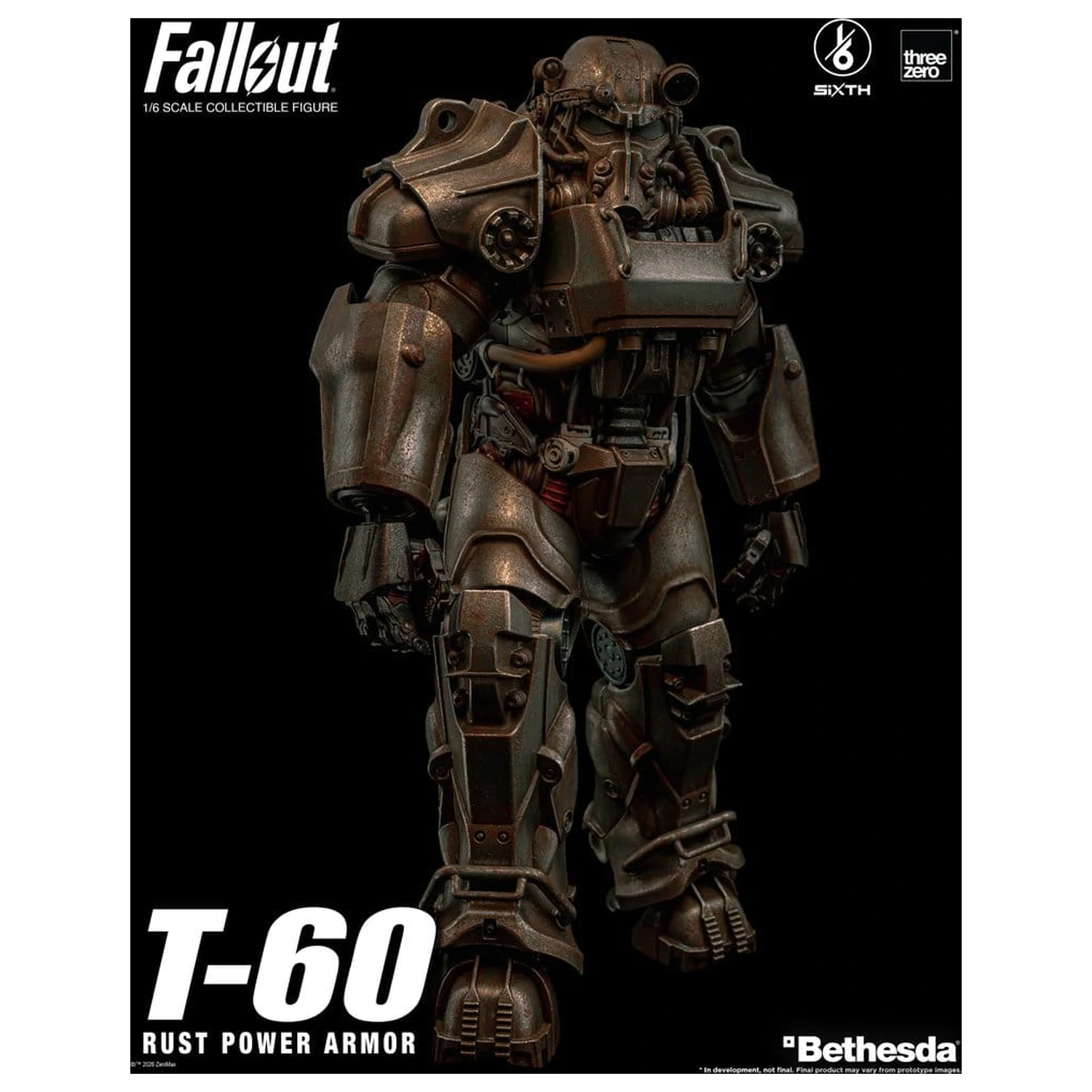Fallout Akčná figúrka 1/6 T-60 Rust Power Armor produktová fotografia