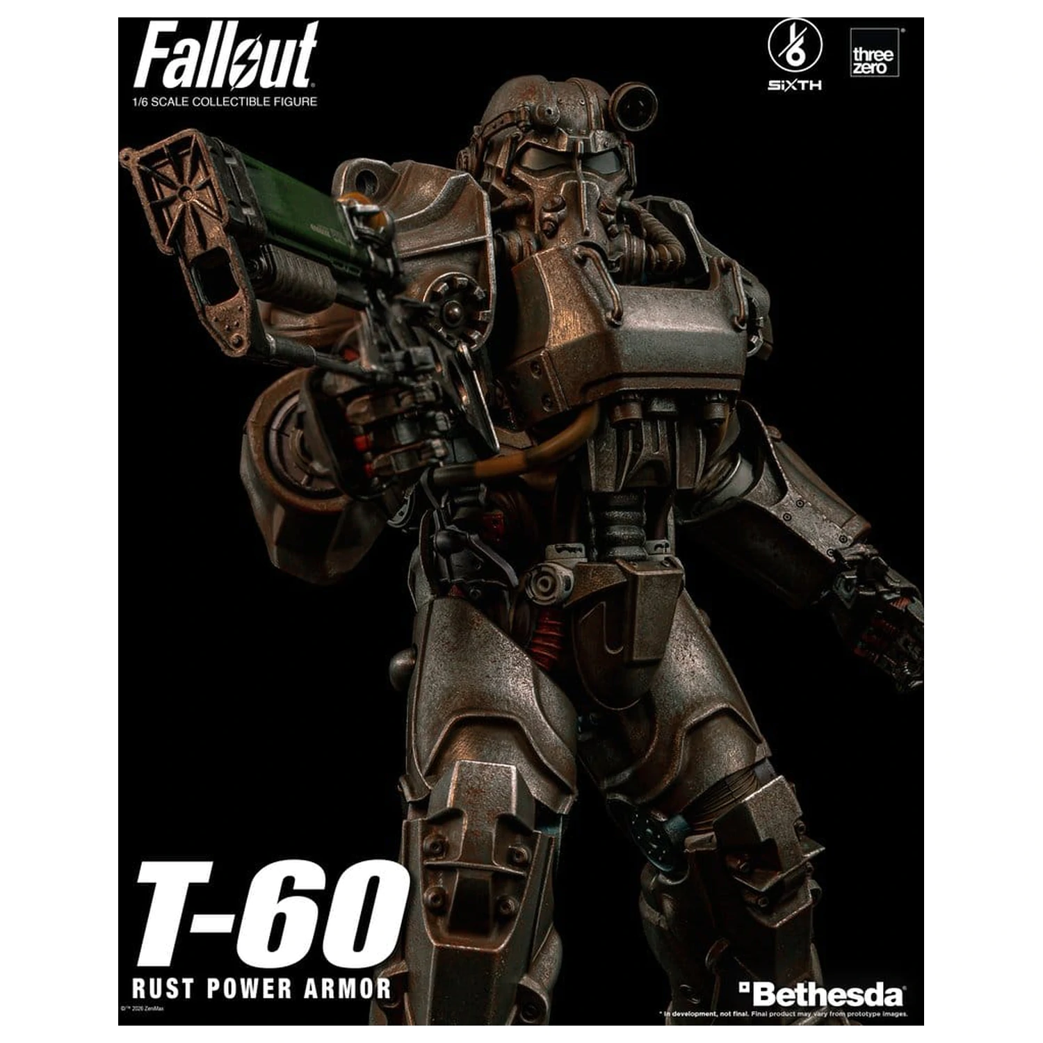 Fallout Akčná figúrka 1/6 T-60 Rust Power Armor produktová fotografia