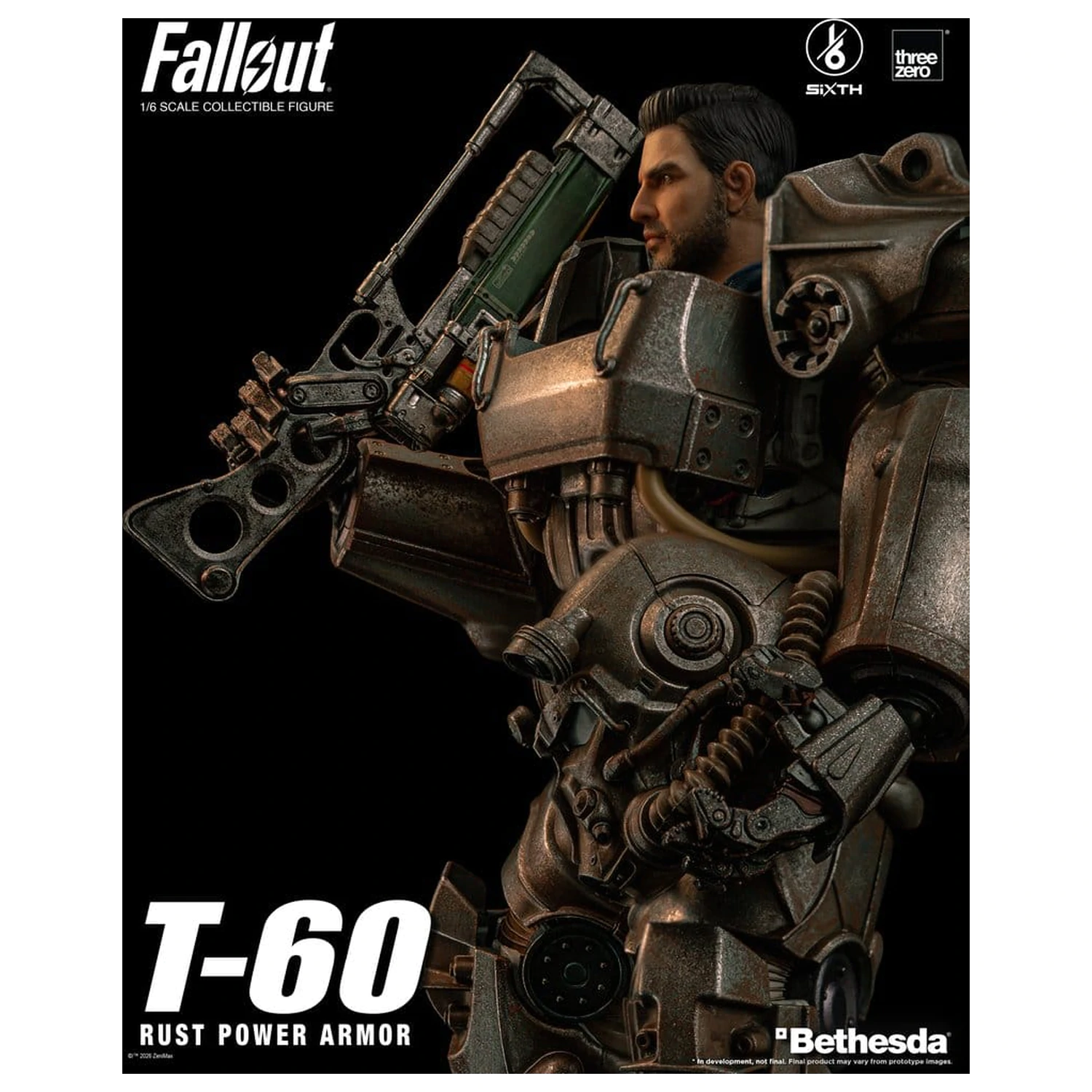 Fallout Akčná figúrka 1/6 T-60 Rust Power Armor produktová fotografia