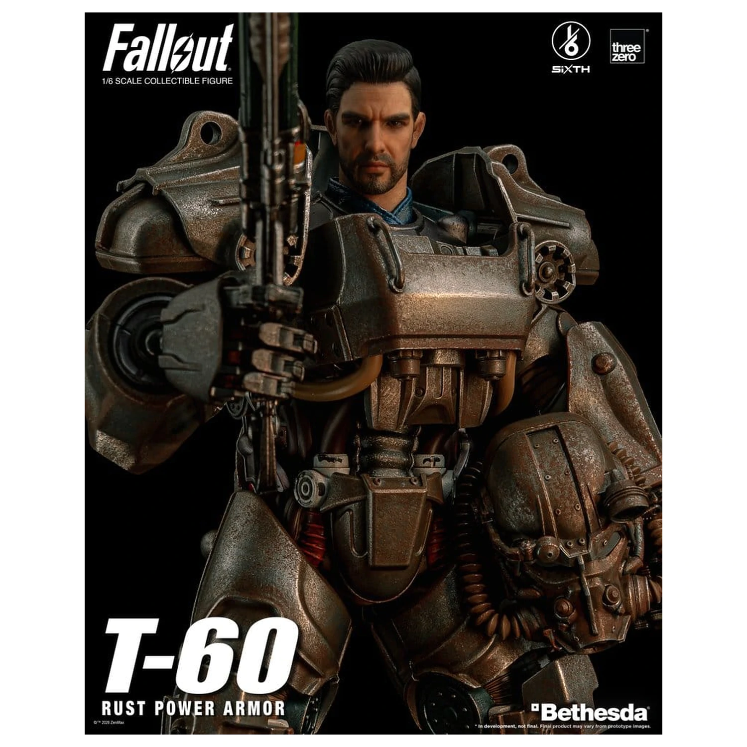 Fallout Akčná figúrka 1/6 T-60 Rust Power Armor produktová fotografia