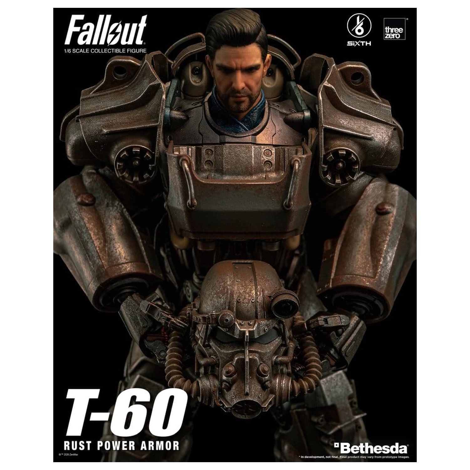 Fallout Akčná figúrka 1/6 T-60 Rust Power Armor produktová fotografia